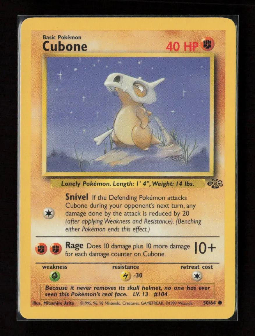Cubone Common Jungle 50/64 Lp 1