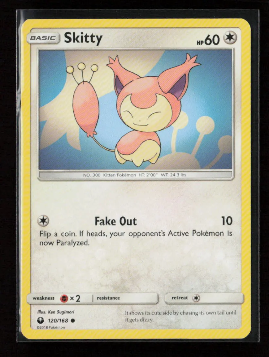 Skitty Common Sm - Celestial Storm 120/168 Lp 1