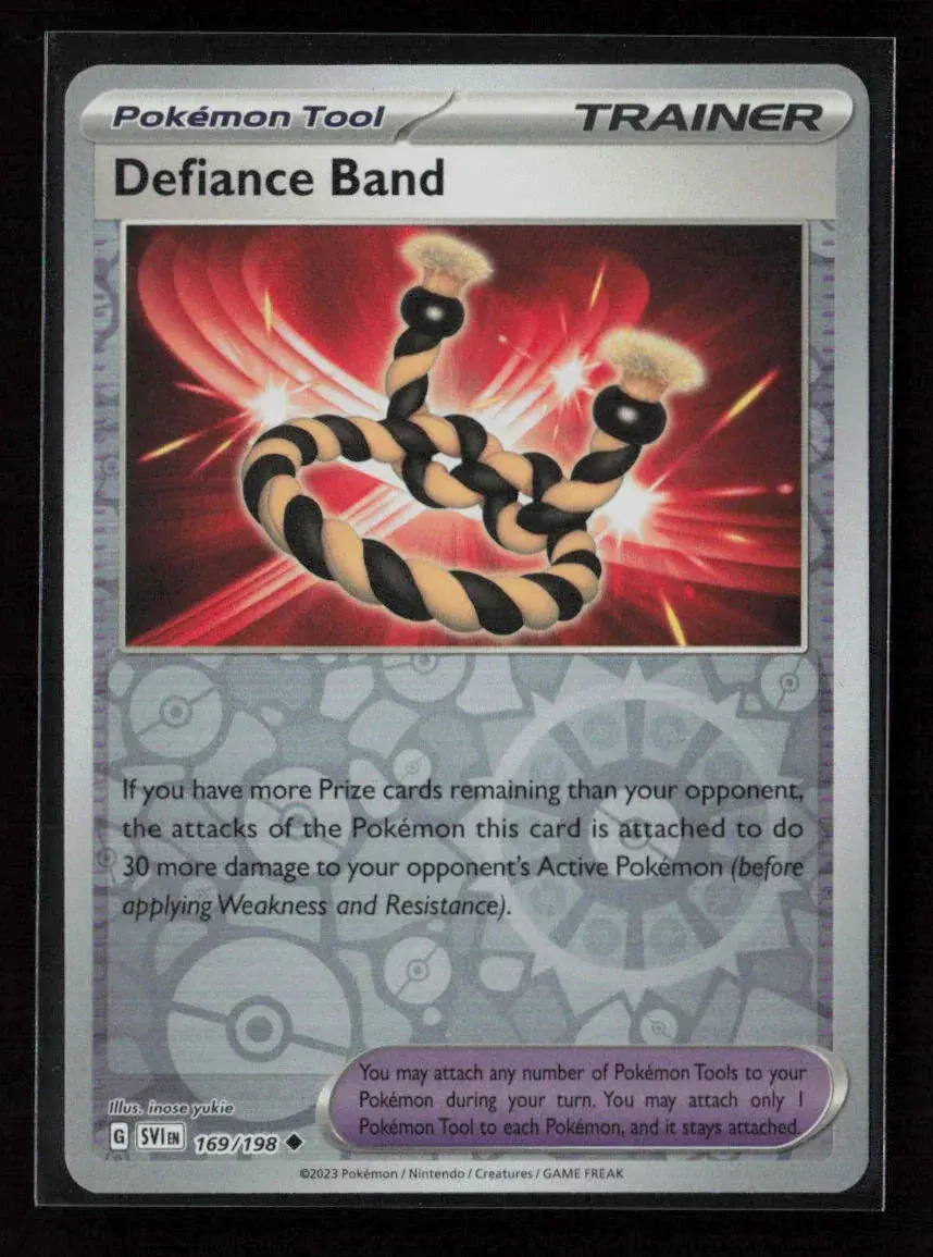 Defiance Band Uncommon Sv01: Scarlet & Violet Base Set 169/198 Nm 1
