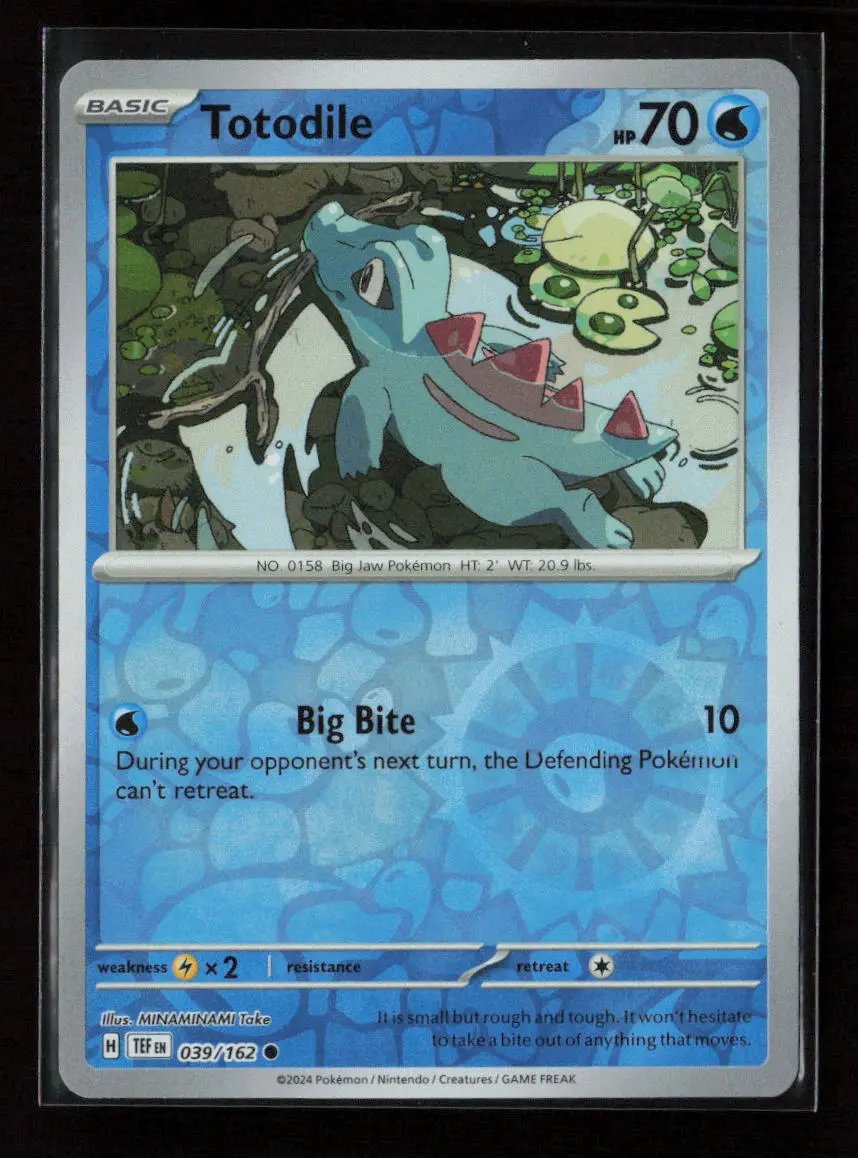 Totodile Common Sv05: Temporal Forces 039/162 Nm 1