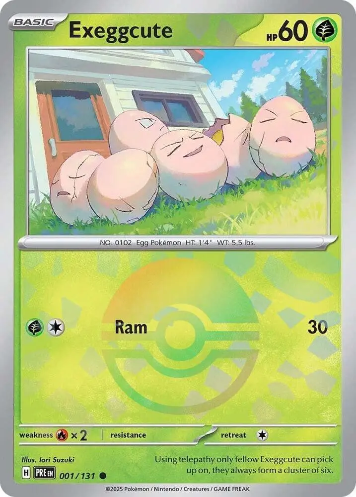 Exeggcute (Poke Ball Pattern) Common Sv: Prismatic Evolutions 001/131 Nm 1