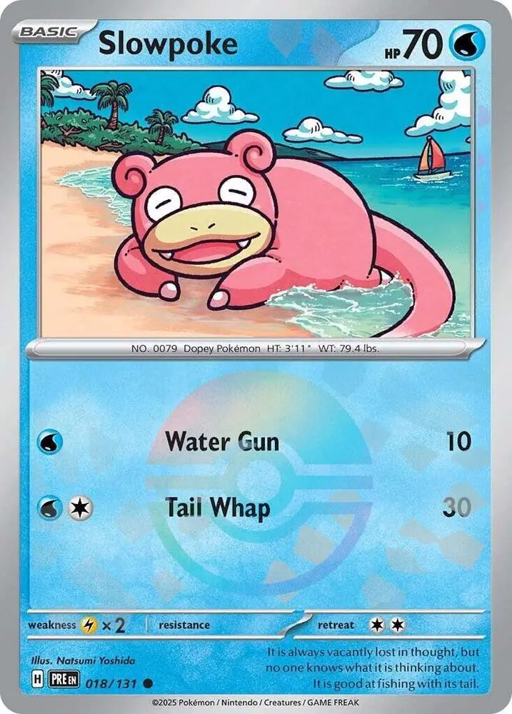 Slowpoke (Poke Ball Pattern) Common Sv: Prismatic Evolutions 018/131 Nm 1