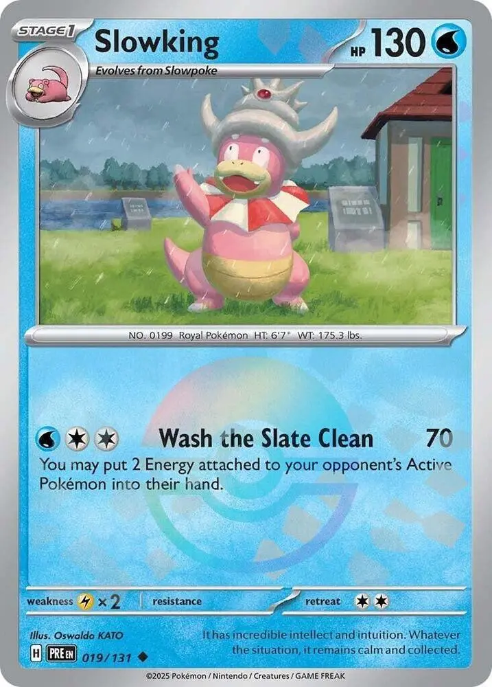 Slowking (Poke Ball Pattern) Uncommon Sv: Prismatic Evolutions 019/131 Nm 1