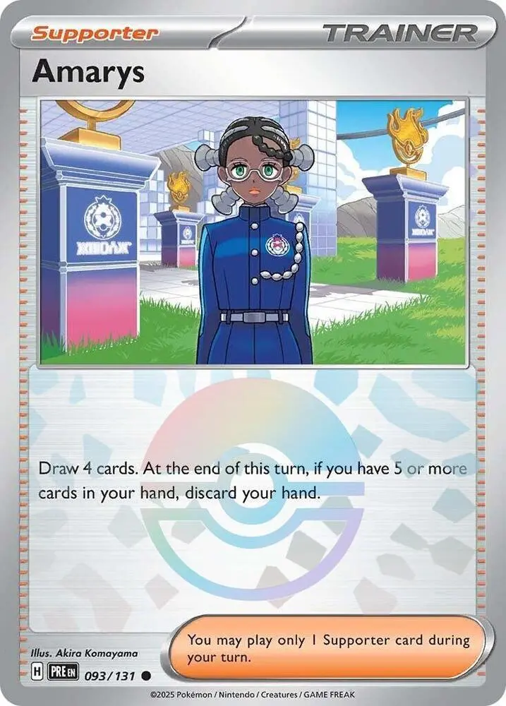 Amarys - (Poke Ball Pattern) Common Sv: Prismatic Evolutions 093/131 Nm 1