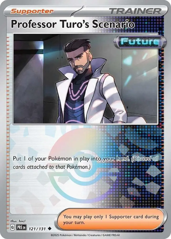 Professor Turo's Scenario (Poke Ball Pattern) Uncommon Sv: Prismatic Evolutions 121/131 Nm 1