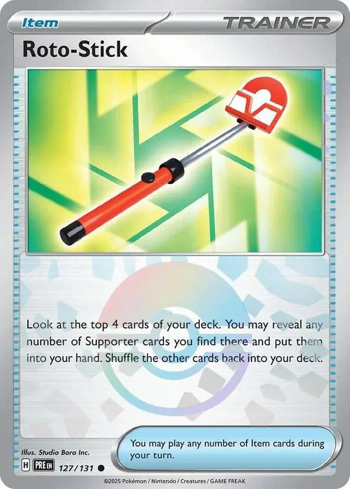 Roto-Stick (Poke Ball Pattern) Common Sv: Prismatic Evolutions 127/131 Nm 1