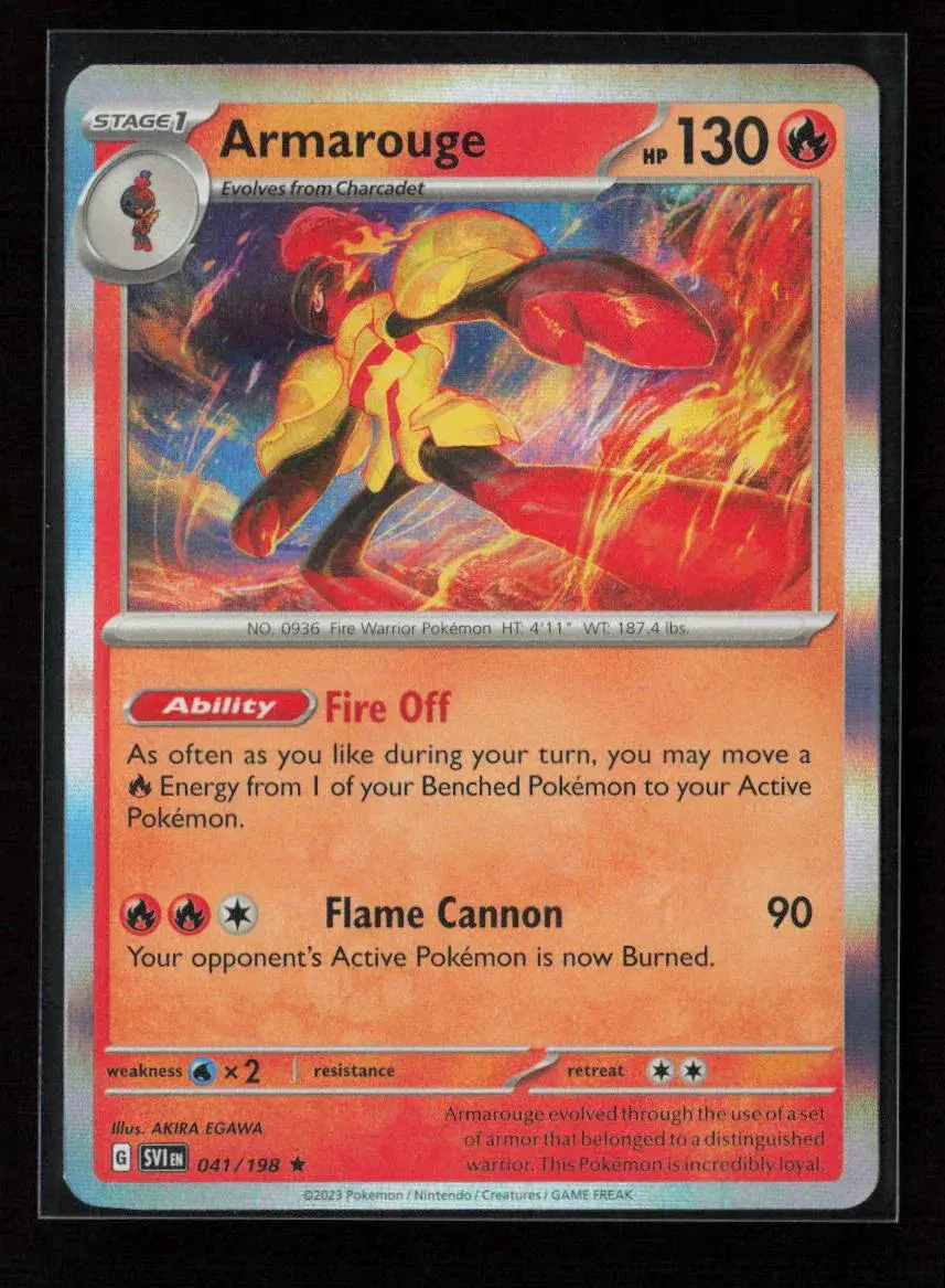 Armarouge - Rare Sv01: Scarlet & Violet Base Set 041/198 Nm 1