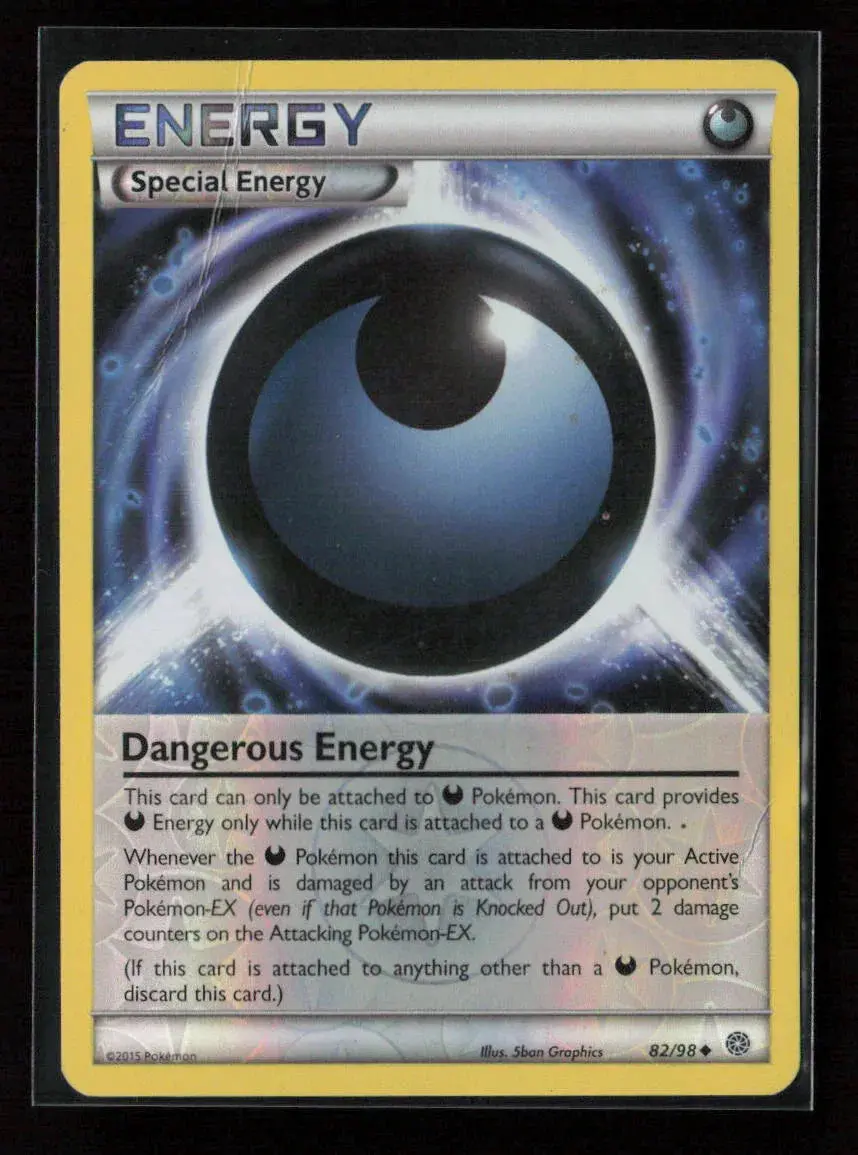 Dangerous Energy Uncommon Xy - Ancient Origins 82/98 Lp 1
