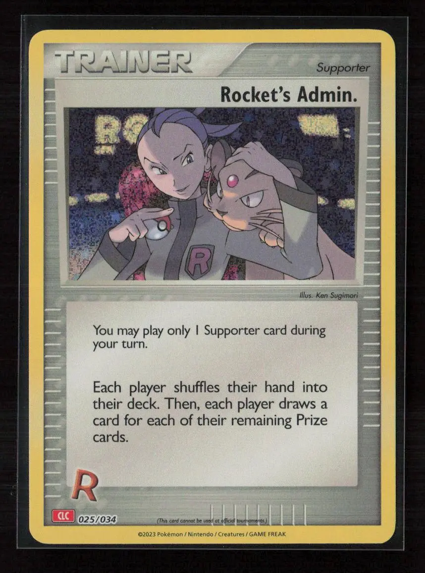 Rocket's Admin. (Clb) Classic Collection Trading Card Game Classic 027/034 Nm 1