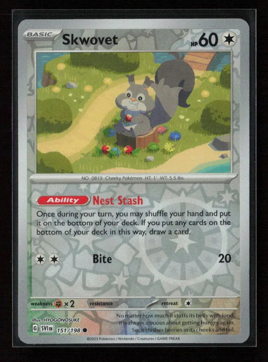 Skwovet - Common Sv01: Scarlet & Violet Base Set 151/198 Nm 1