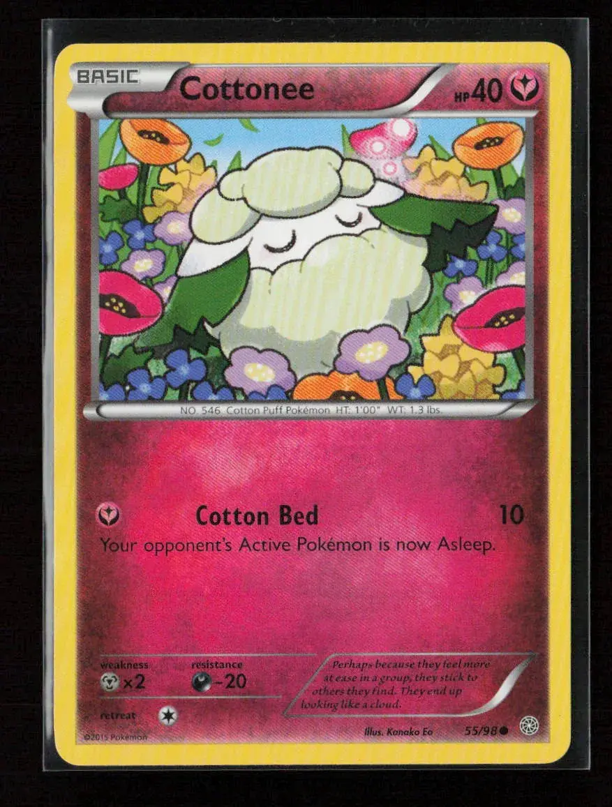 Cottonee Common Xy - Ancient Origins 55/98 Nm 1