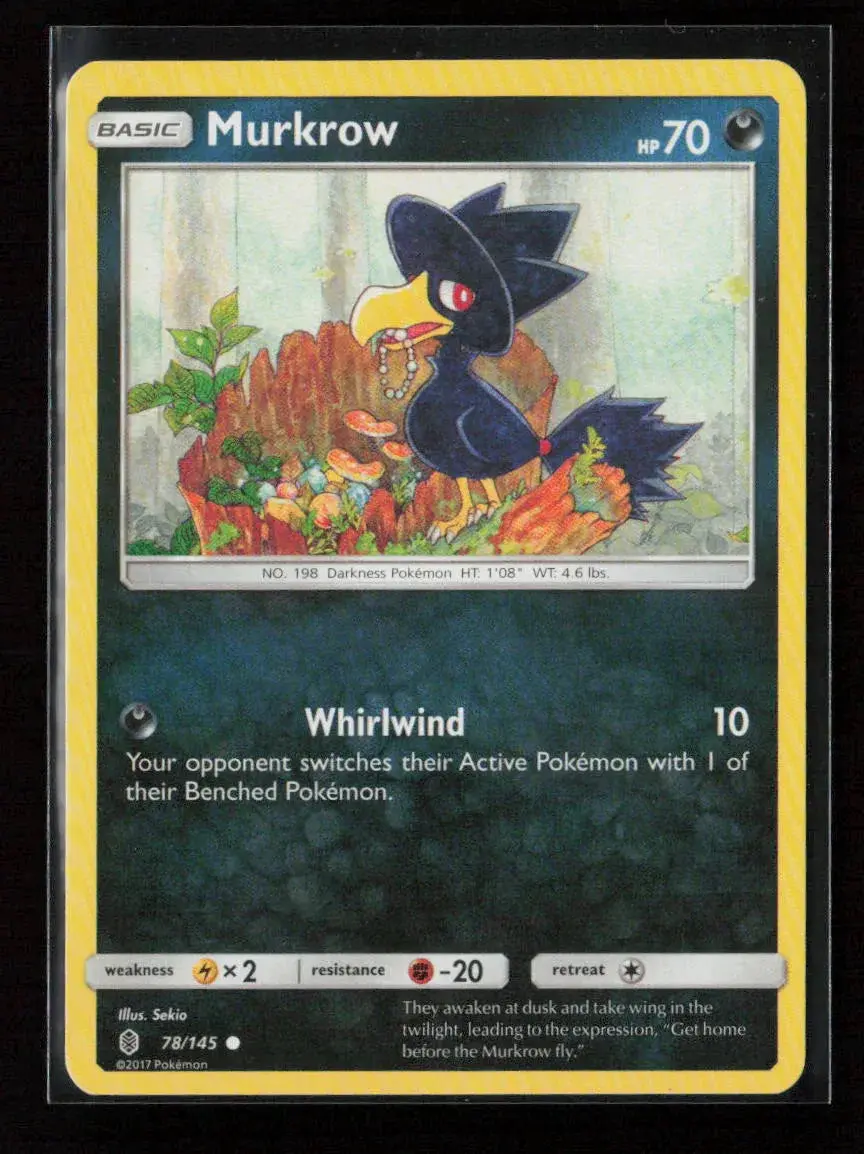 Murkrow Common Sm - Guardians Rising 78/145 Nm 1