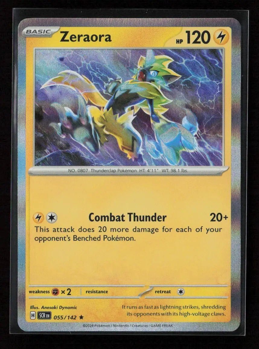 Zeraora Rare Sv07: Stellar Crown 055/142 Nm 1