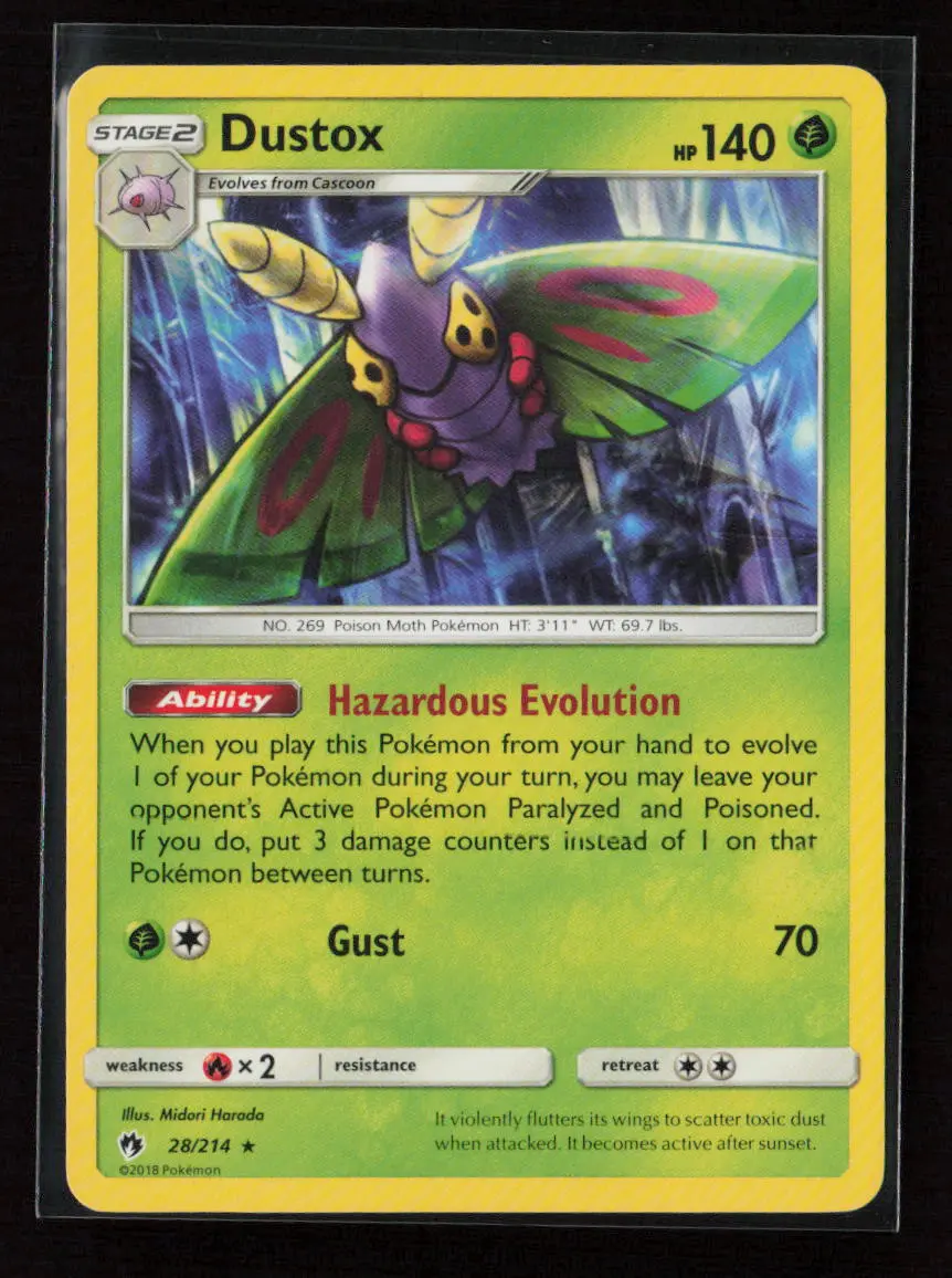 Dustox Rare Sm - Lost Thunder 28/214 Lp 1