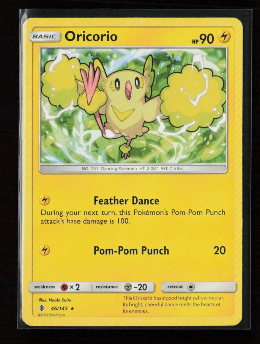 Oricorio (46) Rare Sm - Guardians Rising 46/145 Lp 1
