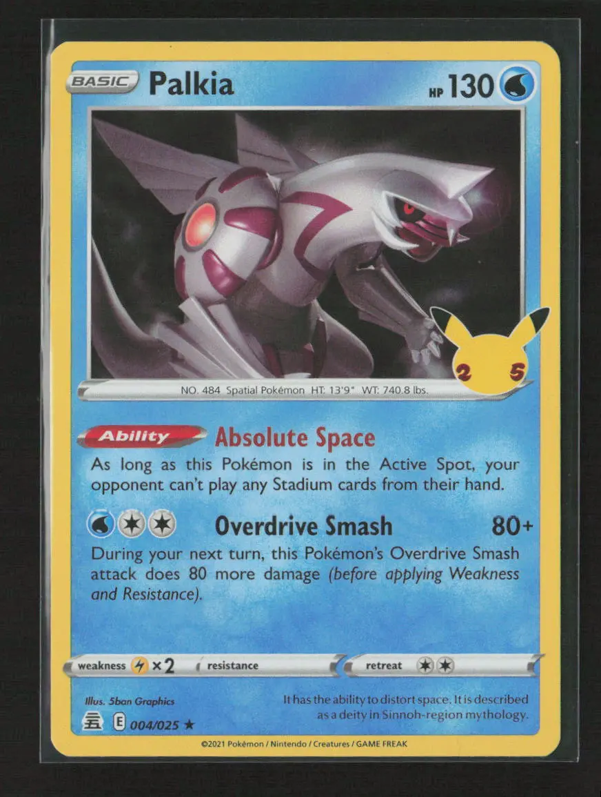 Palkia Holo Rare Celebrations 004/025 Nm 1