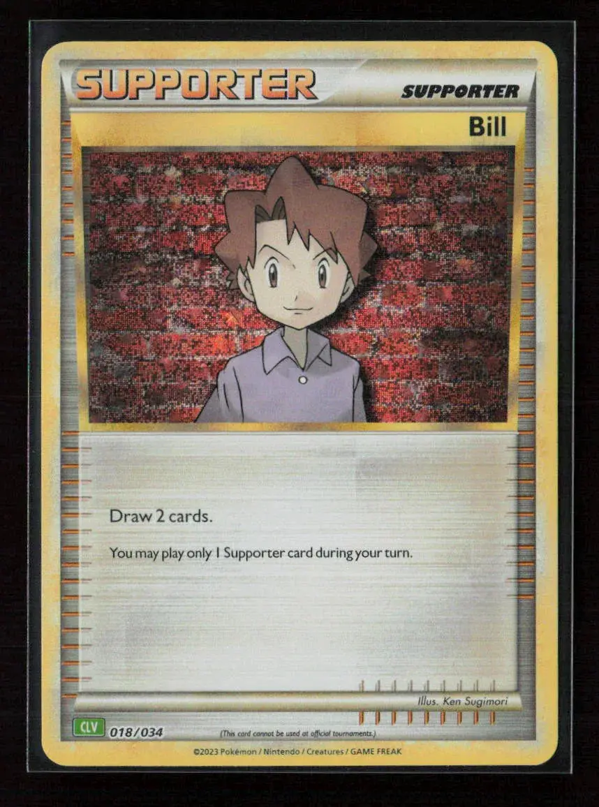 Bill (Clb) Classic Collection Trading Card Game Classic 018/034 Nm 1