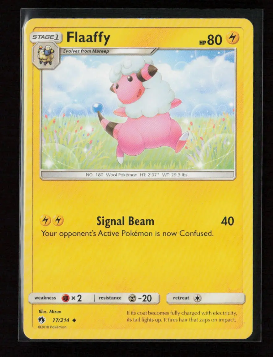 Flaaffy Uncommon Sm - Lost Thunder 77/214 Lp 1