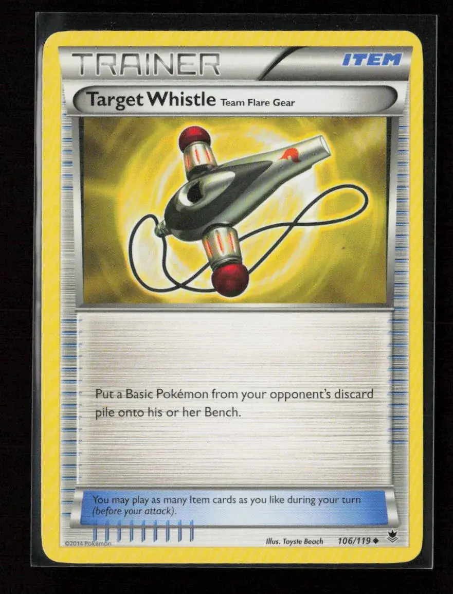 Target Whistle Uncommon Xy - Phantom Forces 106/119 Lp 1