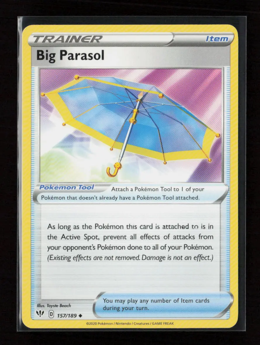 Big Parasol Uncommon Swsh03: Darkness Ablaze 157/189 Lp 1