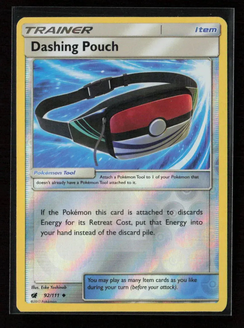 Dashing Pouch Uncommon Sm - Crimson Invasion 92/111 Lp 1