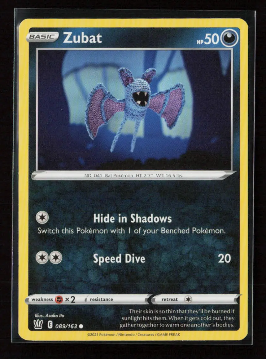 Zubat Common Swsh05: Battle Styles 089/163 Lp 1
