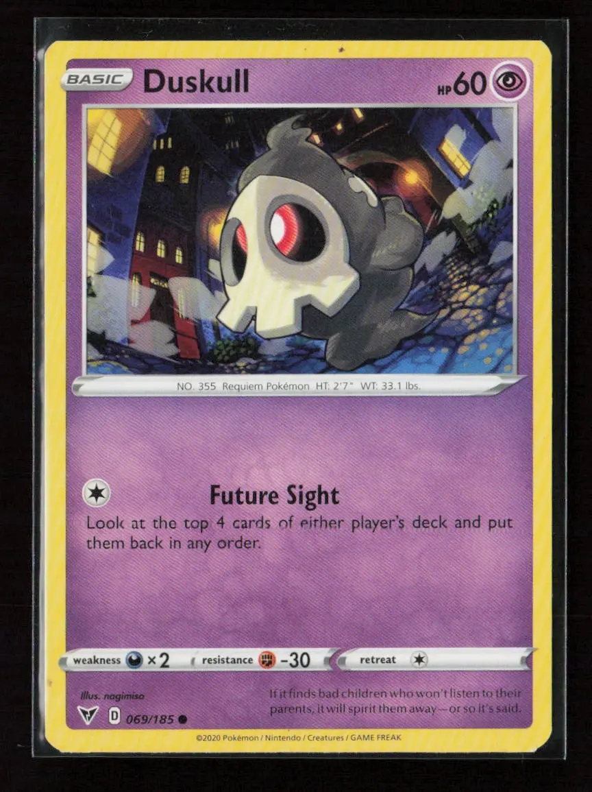 Duskull Common Trick Or Trade Booster Bundle 2023 069/185 Lp 1