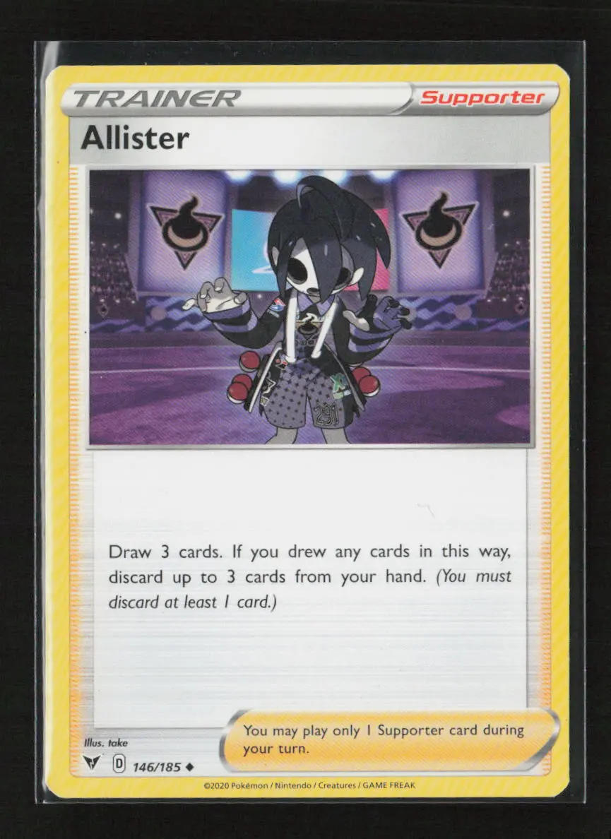 Allister Uncommon Swsh04: Vivid Voltage 146/185 Lp 1