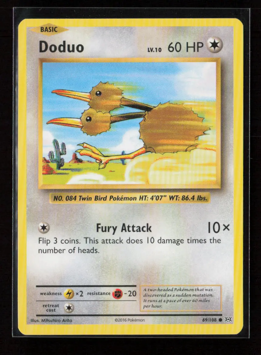 Doduo Common Xy - Evolutions 69/108 Lp 1