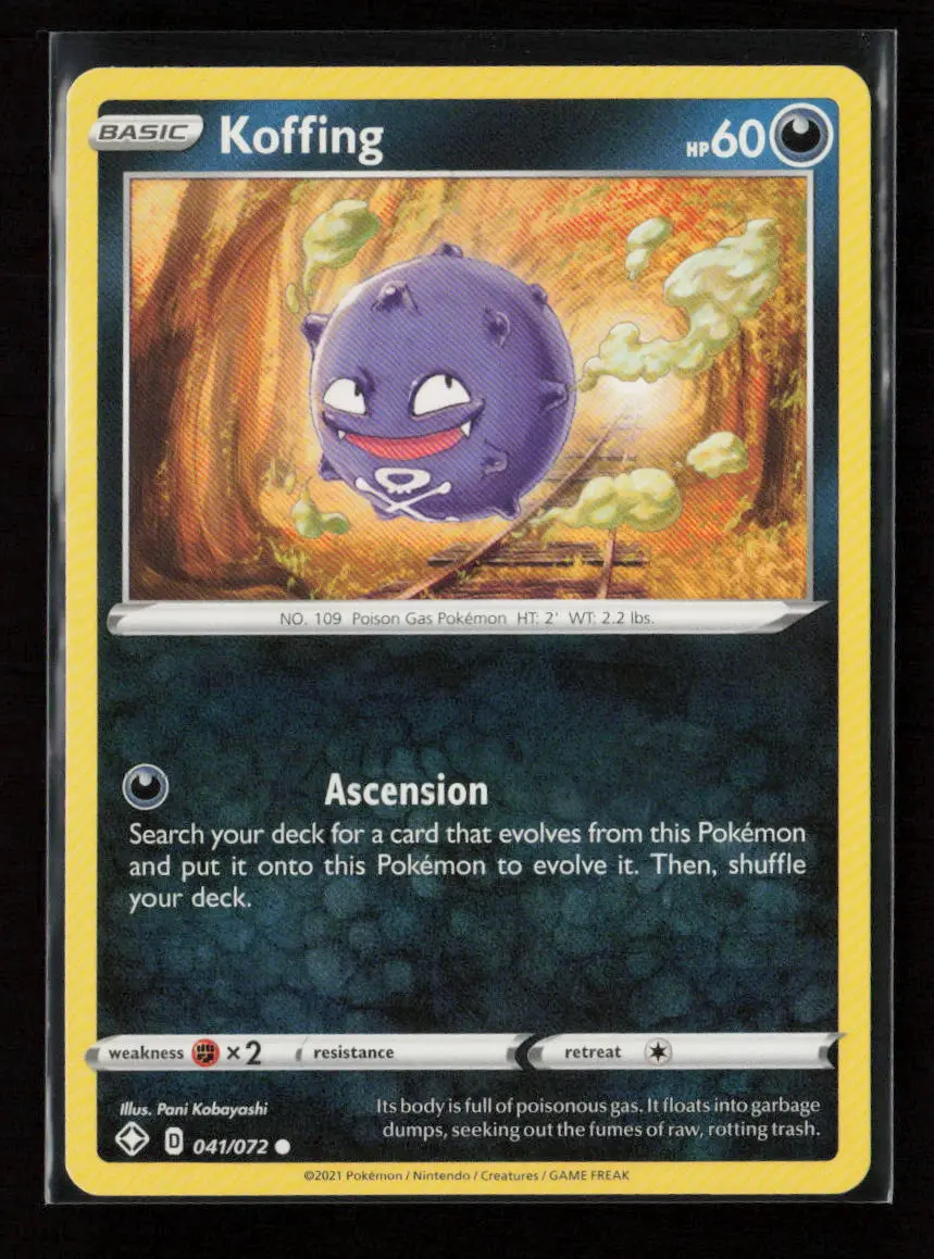 Koffing Common Shining Fates 041/072 Lp 1
