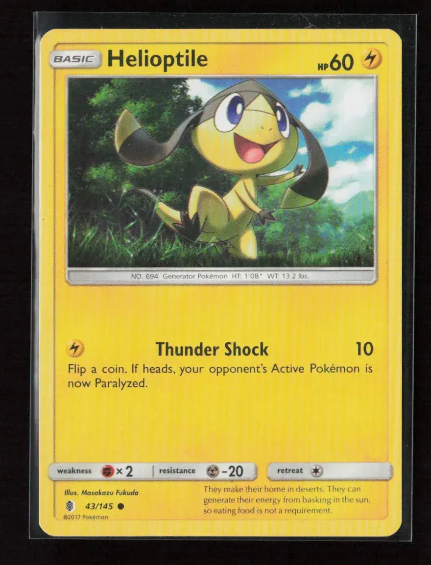 Helioptile Common Sm - Guardians Rising 43/145 Lp 1