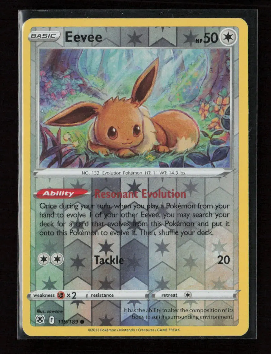 Eevee Common Swsh10: Astral Radiance 119/189 Lp 1