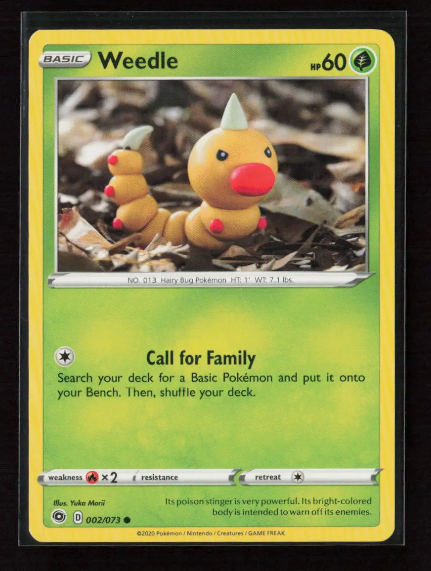 Weedle Common Champion's Path 02/73 Lp 1