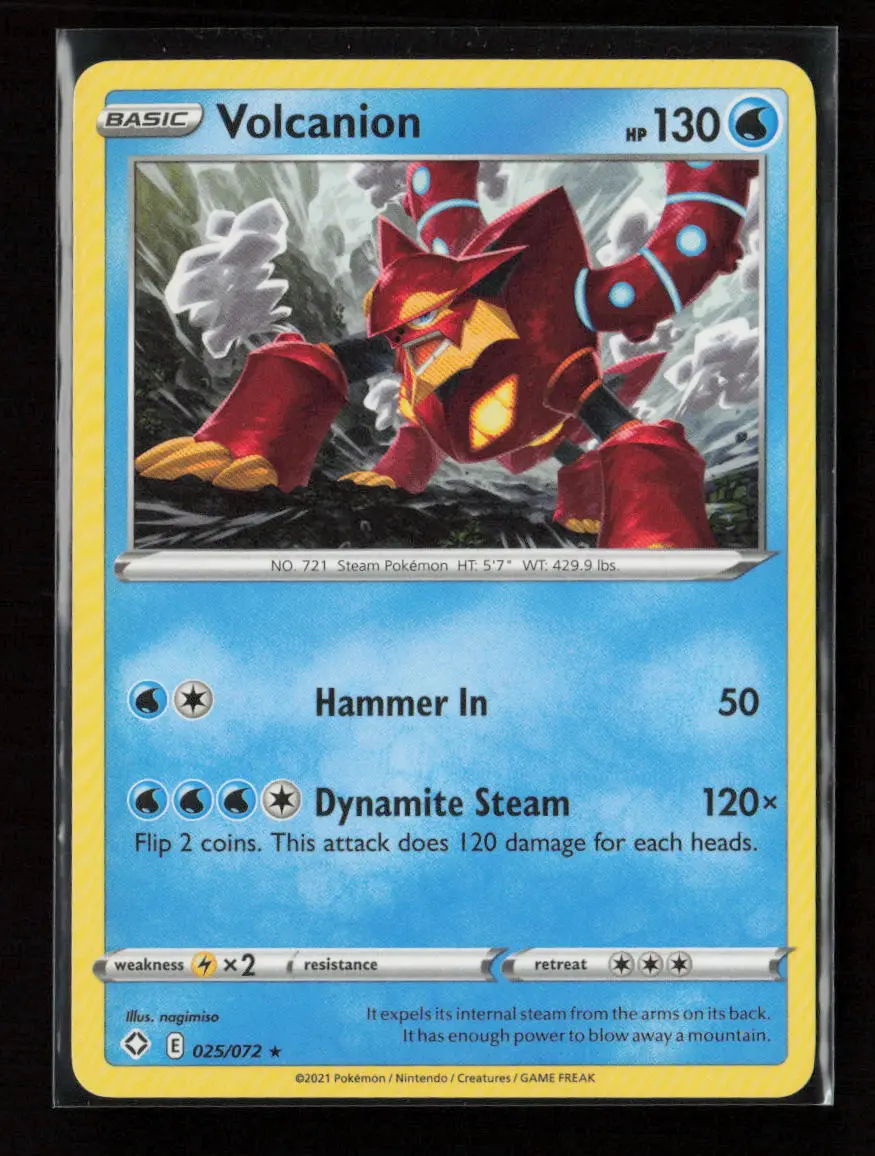 Volcanion Rare Shining Fates 025/072 Lp 1