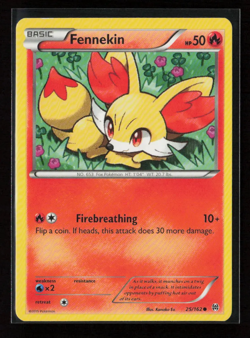 Fennekin Common Xy - Breakthrough 25/162 Lp 1