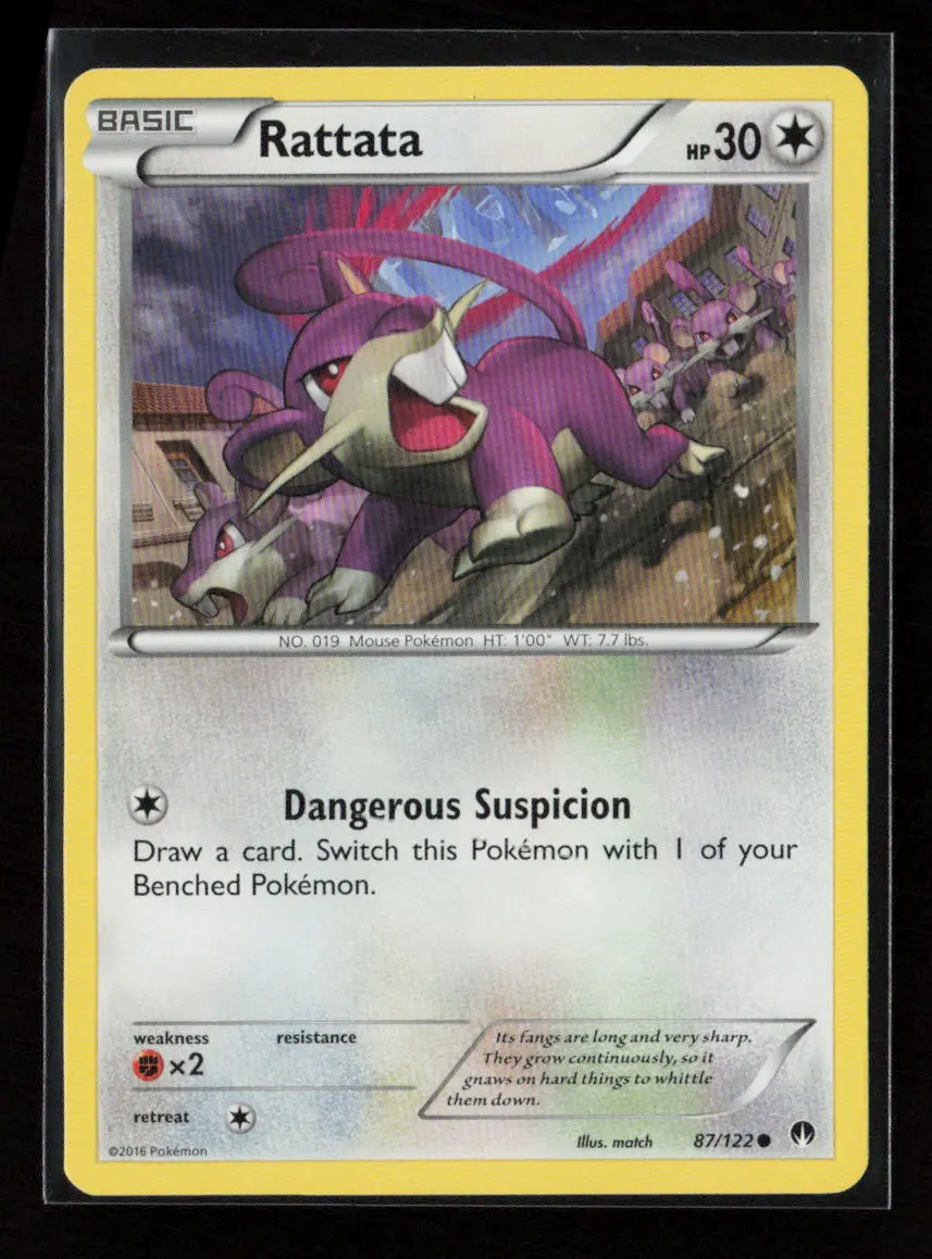 Rattata Common Xy - Breakpoint 87/122 Lp 1
