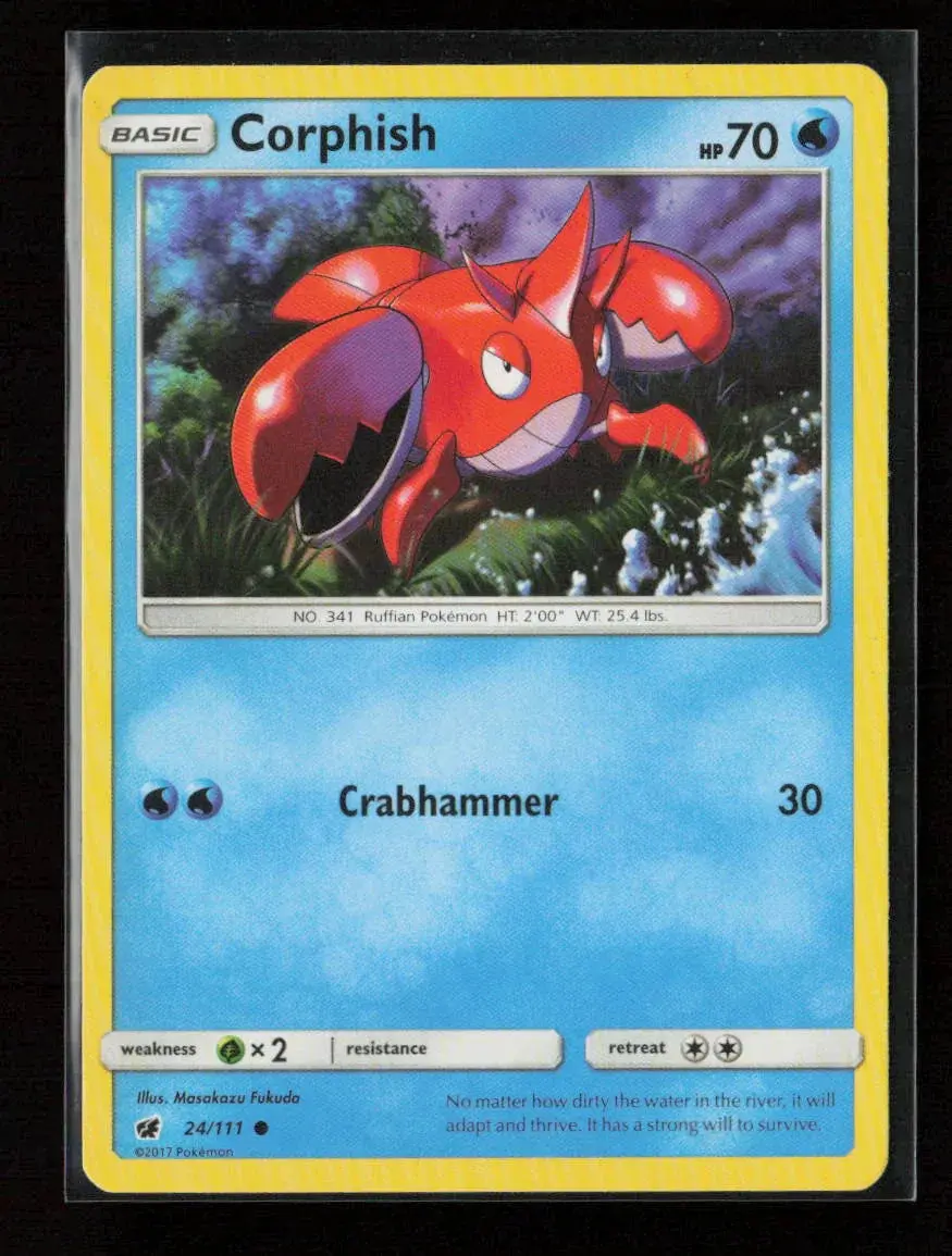 Corphish Common Sm - Crimson Invasion 24/111 Mp 1