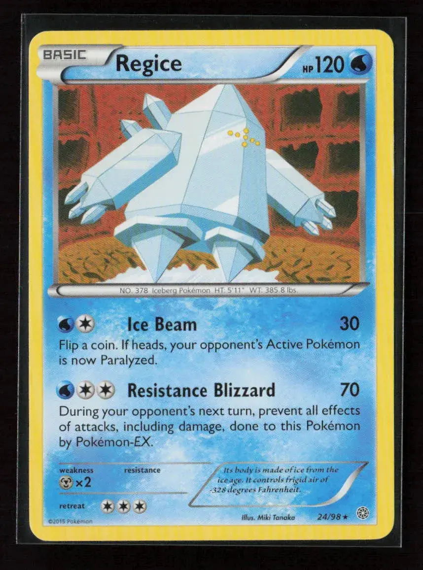 Regice Rare Xy - Ancient Origins 24/98 Lp 1
