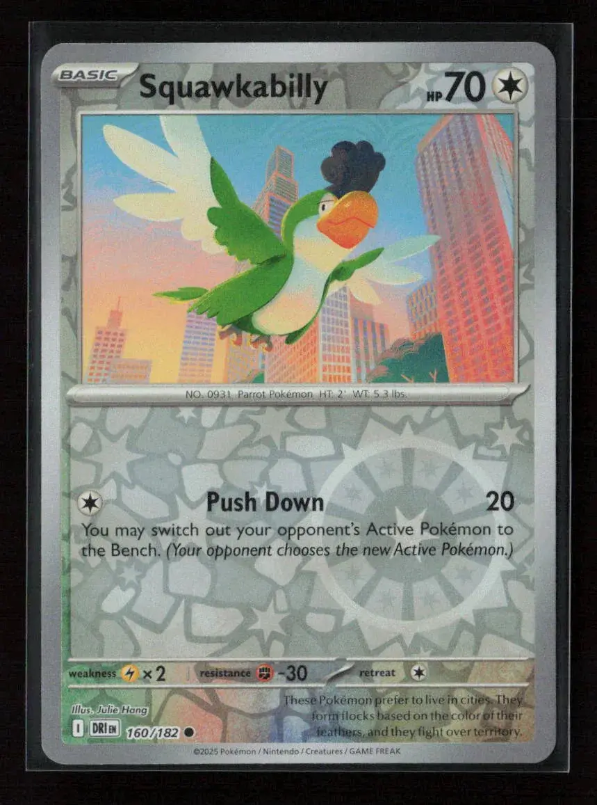 Squawkabilly Common Sv10: Destined Rivals 160/182 Nm 1