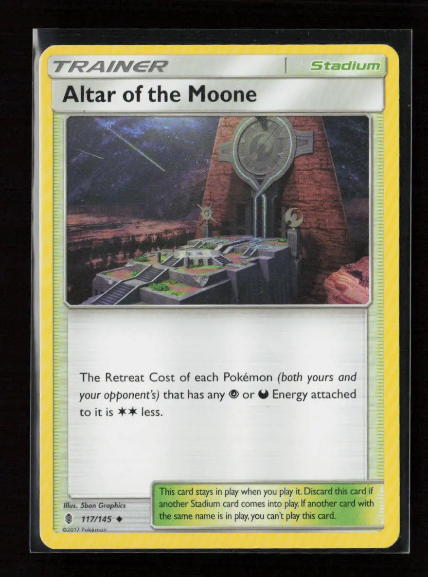 Altar Of The Moone Uncommon Sm - Guardians Rising 117/145 Lp 1