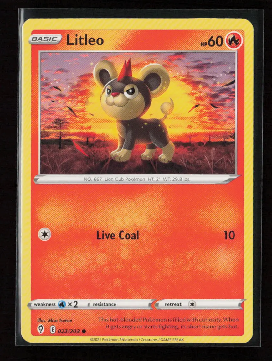 Litleo Common Swsh07: Evolving Skies 022/203 Lp 1