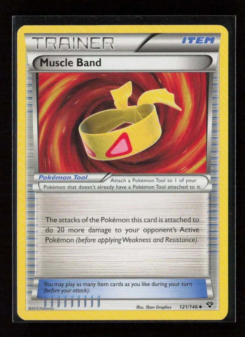 Muscle Band Uncommon Xy Base Set 121/146 Lp 1