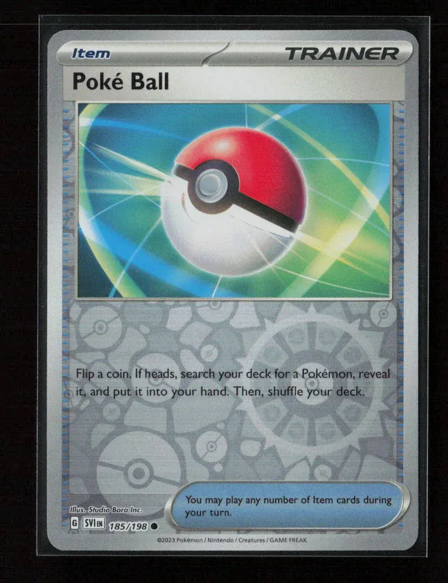 Poke Ball Common Sv01: Scarlet & Violet Base Set 185/198 Nm 1