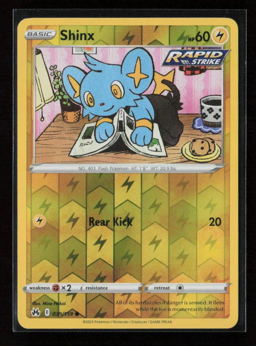 Shinx (39) Common Crown Zenith 039/159 Lp 1