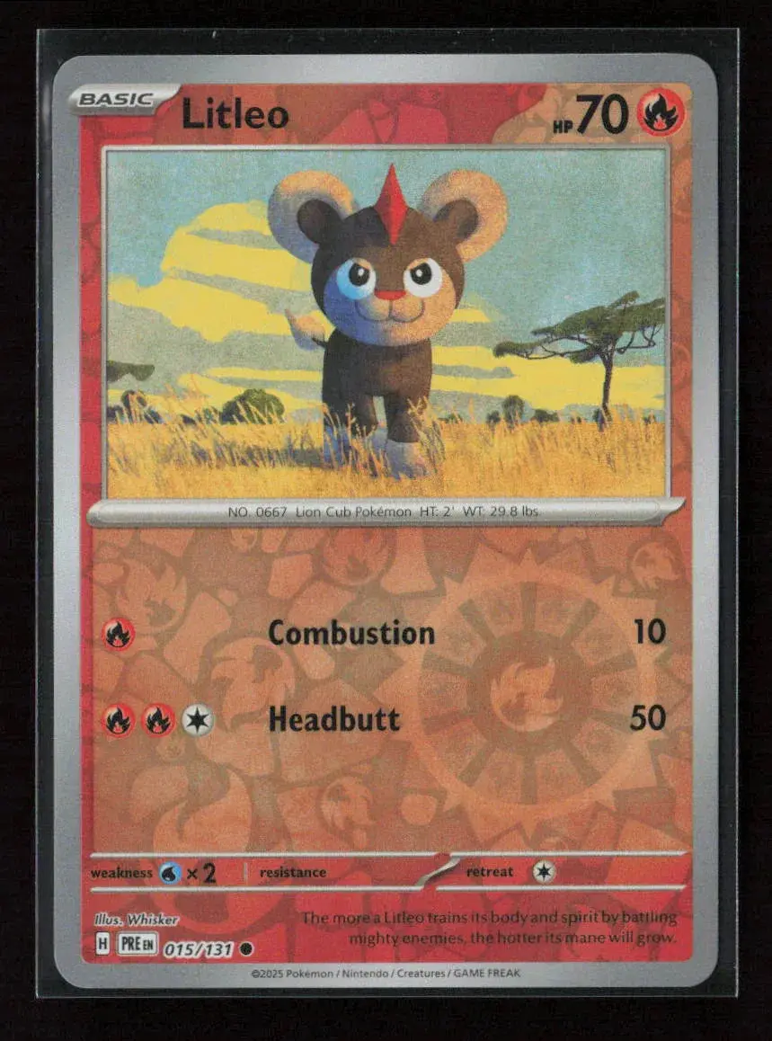 Litleo Common Sv: Prismatic Evolutions 015/131 Nm 1
