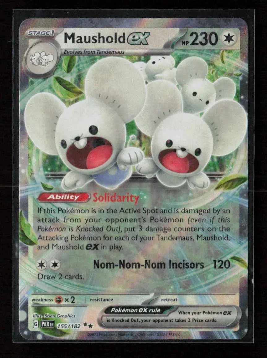 Maushold Ex Double Rare Sv04: Paradox Rift 155/182 Nm 1
