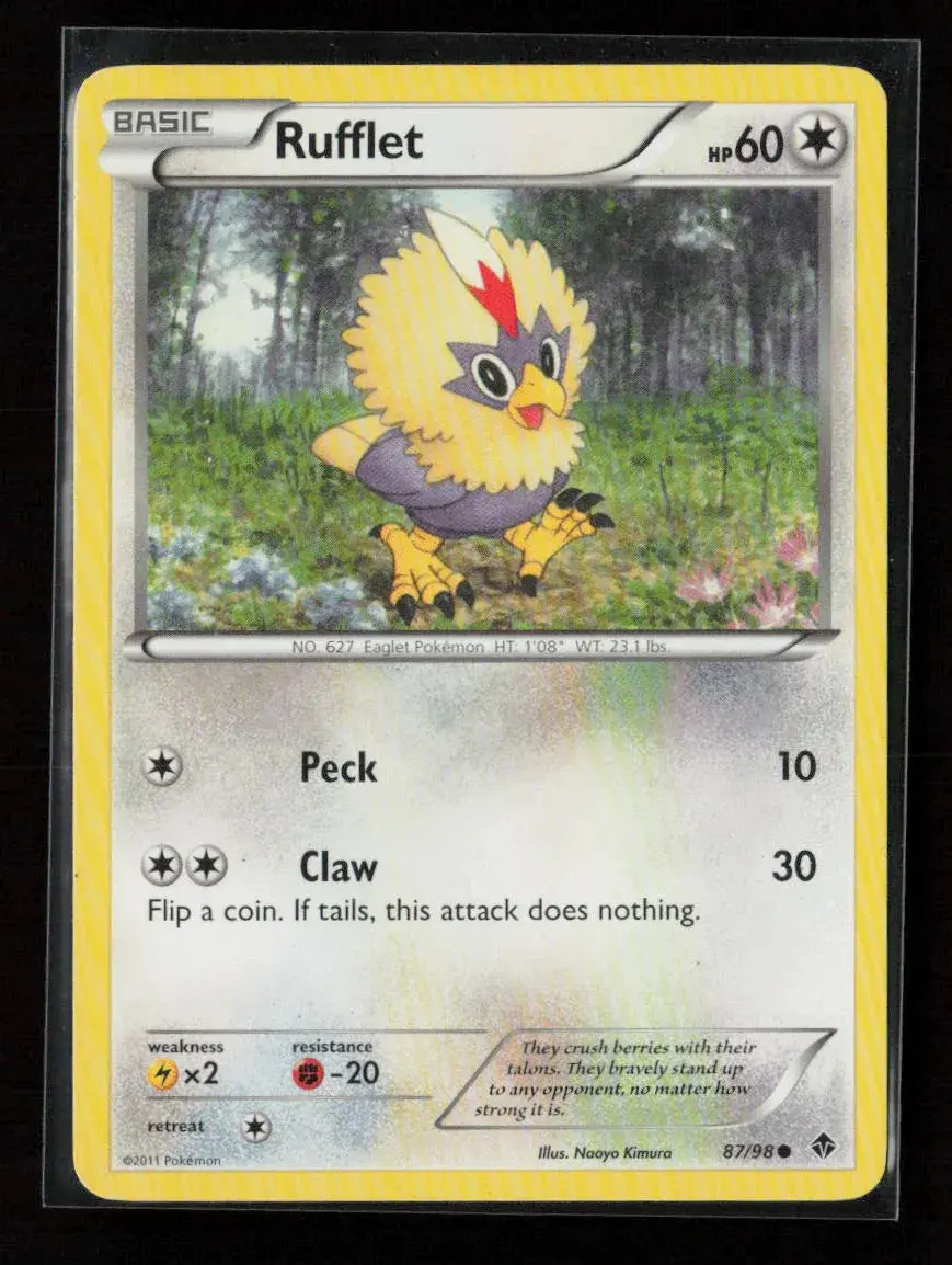 Rufflet (87) Uncommon Emerging Powers 87/98 Lp 1