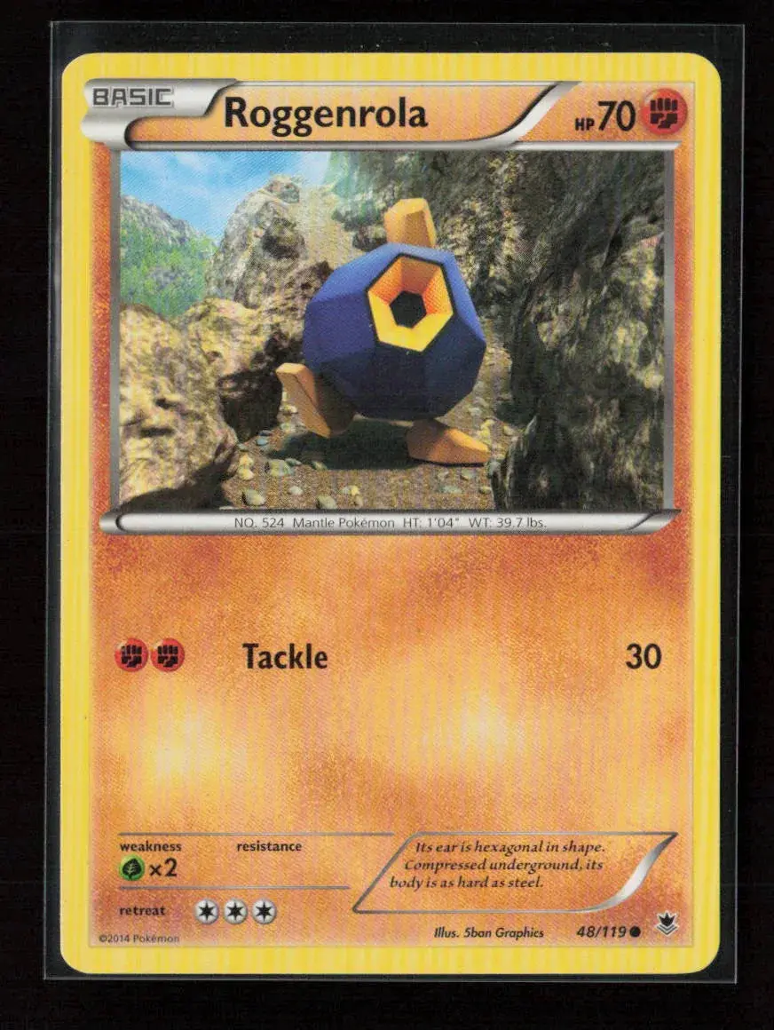 Roggenrola Common Xy - Phantom Forces 48/119 Lp 1