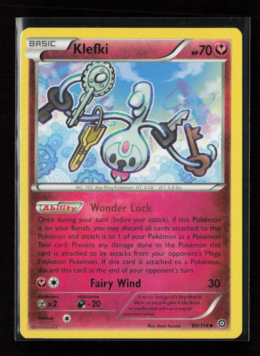 Klefki Uncommon Xy - Steam Siege 80/114 Lp 1