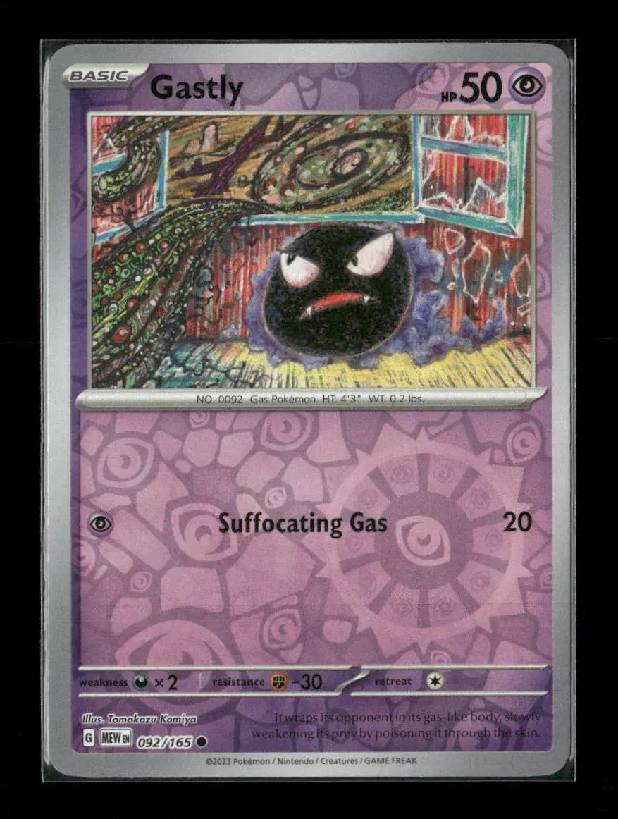 Gastly Common Sv: Scarlet & Violet 151 092/165 Lp 1